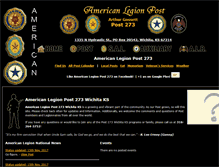 Tablet Screenshot of 273.legionpost.us